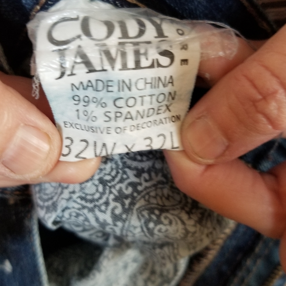 Men's blue jeans